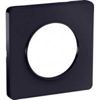 Plaque Odace Touch - Anthracite liseré anthracite - 1 poste