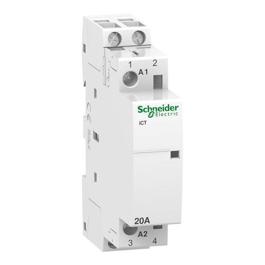 Contacteur 20A connecté NO auxiliarisé Wiser Schneider Electric
