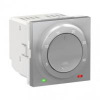 Thermostat Unica - 8A - Aluminium