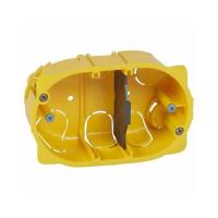 Boîte d'encastrement cloison sèche - 3 modules - Diam. 67 mm - Prof. 40 mm - Batibox